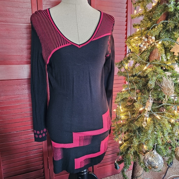 Elena Wong size Small Sweater Dress - Picture 8 of 8